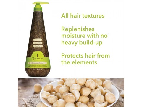 Macadamia Natural Oil plaukus atgaivinantis šampūnas 1000ml